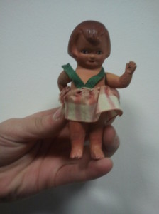 Imagen de la considerada como primera muñeca de Onil